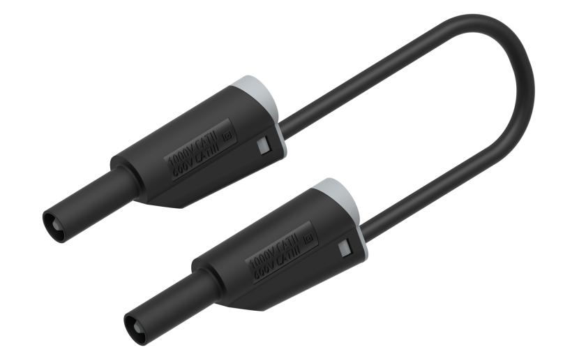 Måleledning 2711 Silikon 100 cm Sort