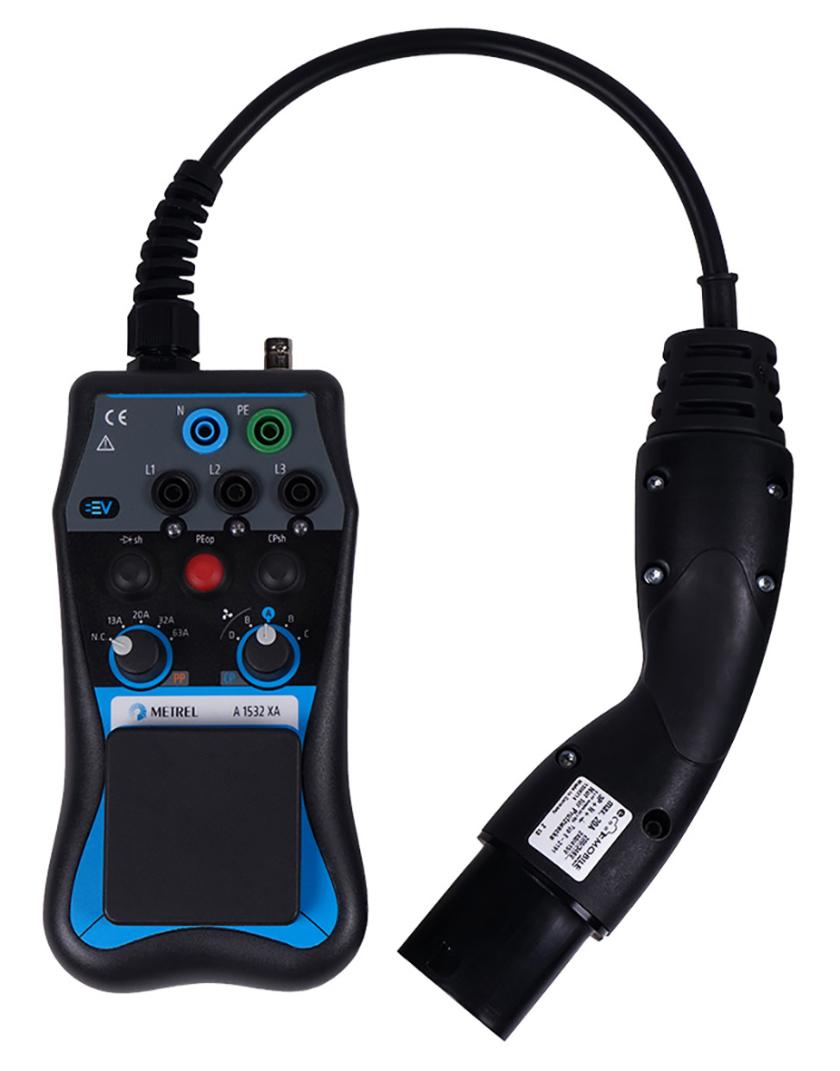 Metrel A1532XA EVSE adapter med feilsimulering/load mulighet