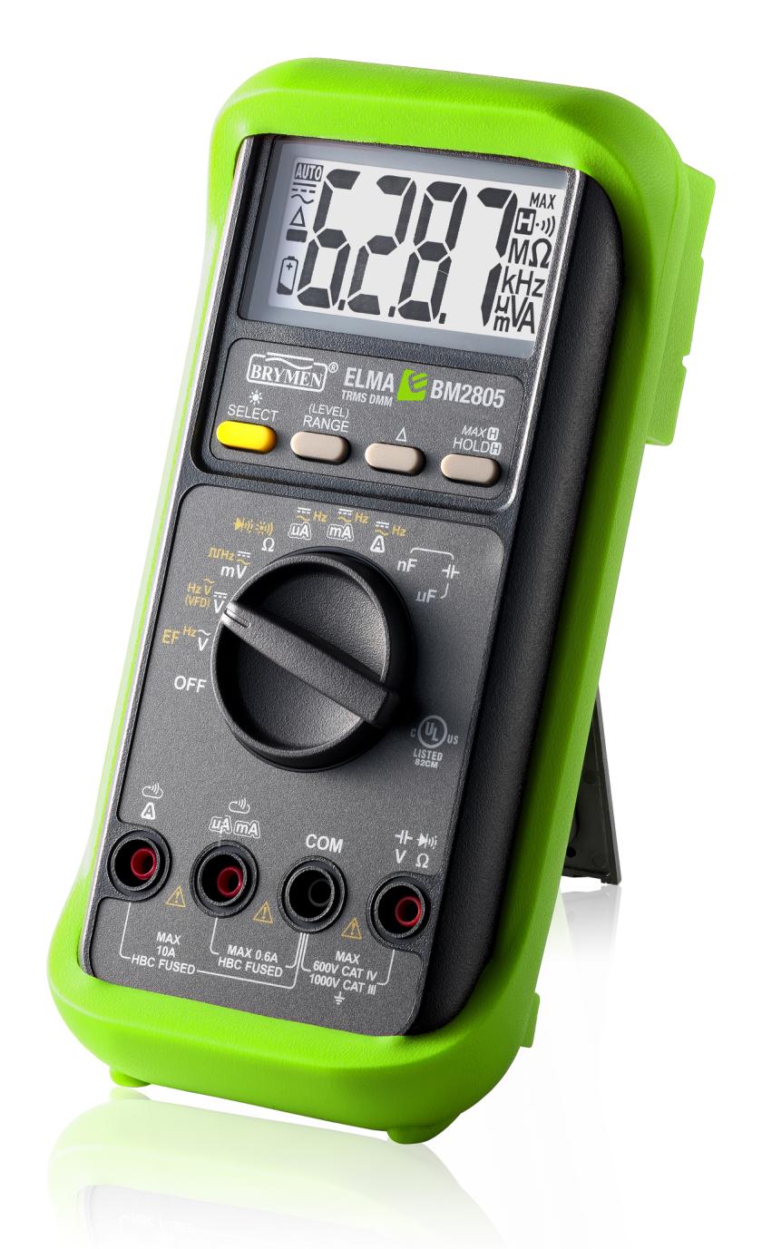 Elma BM2805 Multimeter, sand RMS