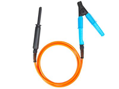 Metrel A1794 HV-testledning m. krokodilleklemme, sort, 3 m