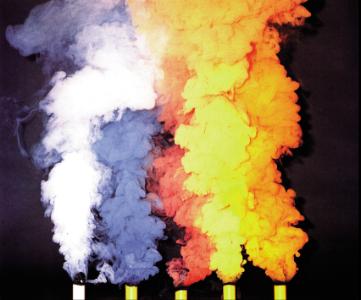 COLOUR SMOKE-AX 18 røykpatron Blå 50stk