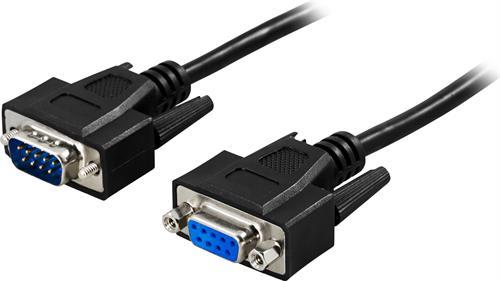 RS232 kabel SUB-D 9-pins han/hun