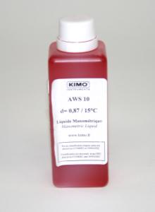 Kimo/Sauermann AWS10. Væske til urør. 0,87 kg/dm³. Rød.