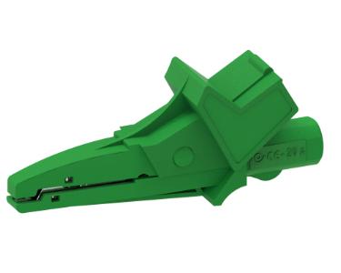 5004-Gr Krokodillekl. 4mm Grønn